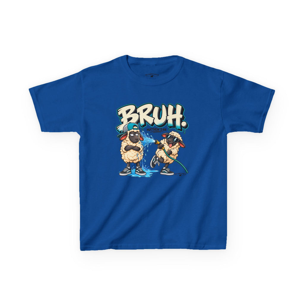 BRUH Christian Kids T-Shirt – Matthew 5:44 Love Your Enemies Bible Verse Tee