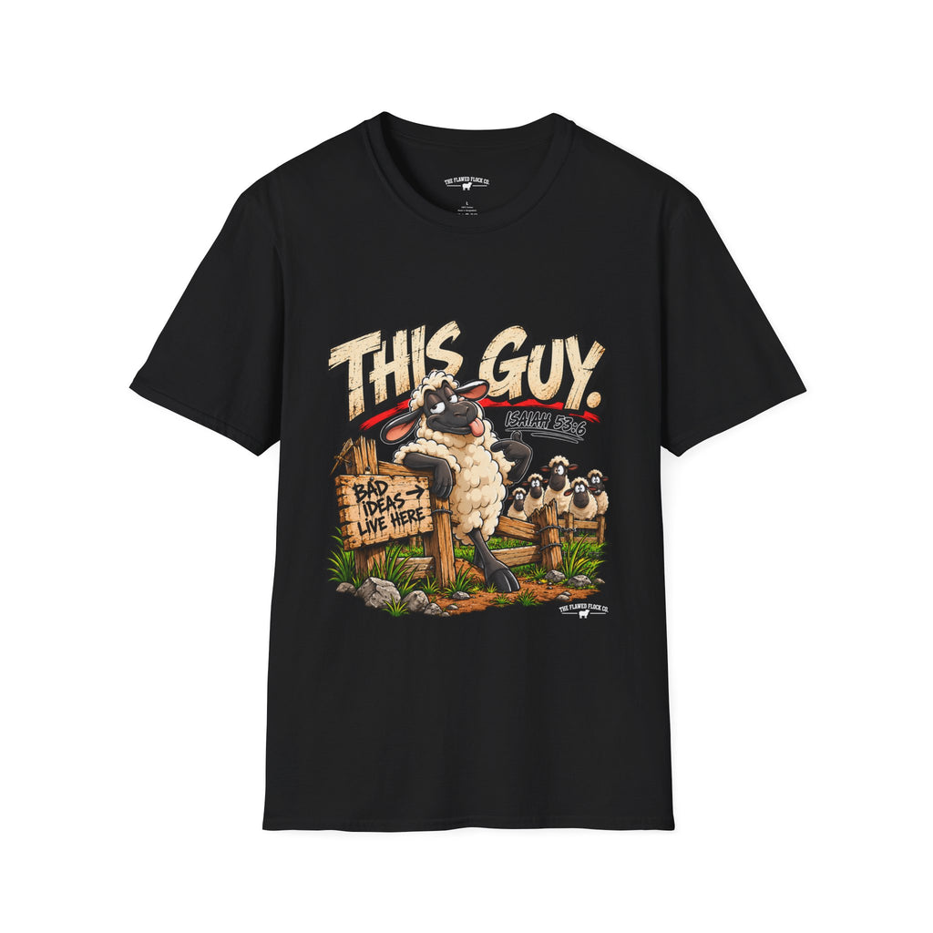 This Guy Christian Sheep T-Shirt – Isaiah 53:6 Funny Faith Graphic Tee