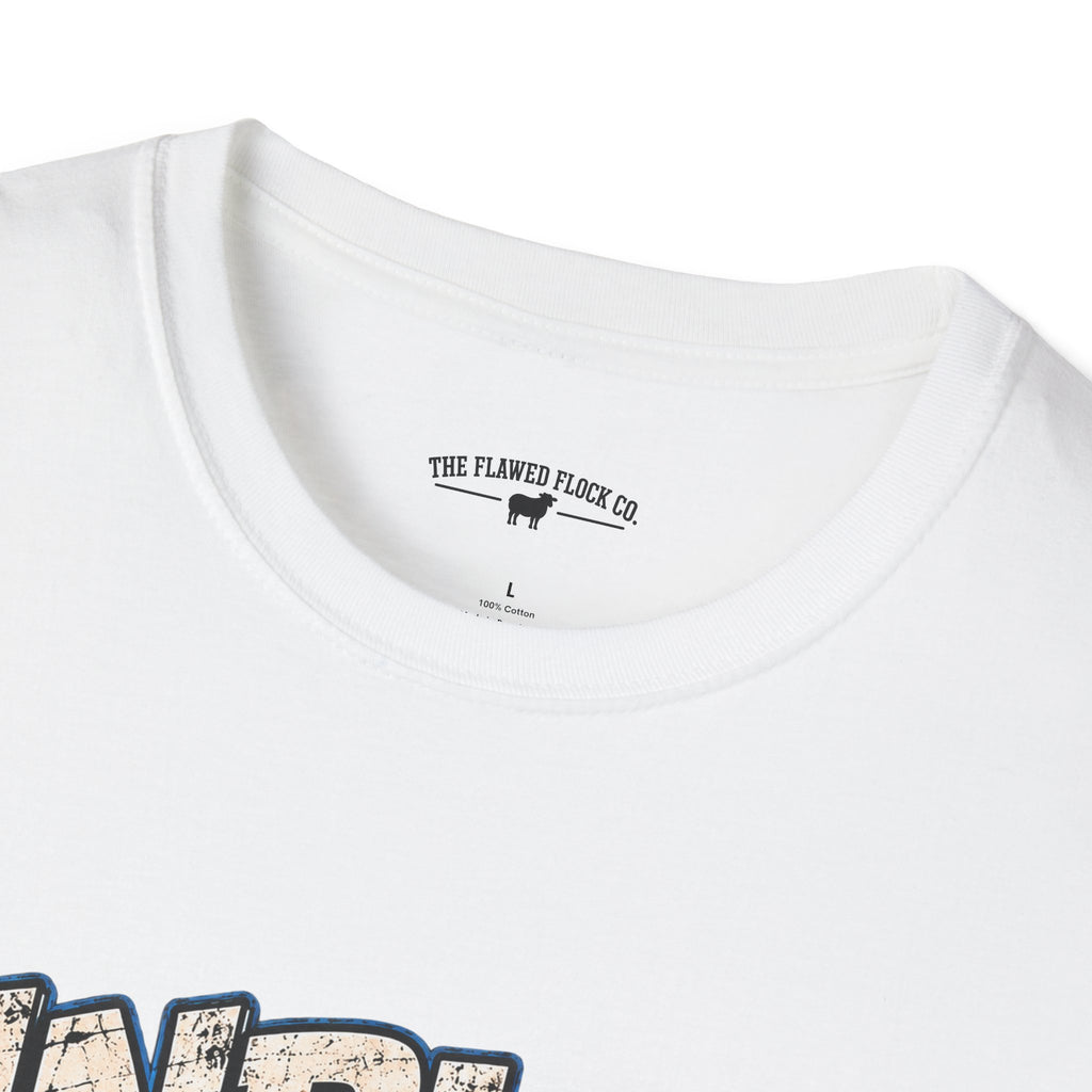 Unplug & Refocus Christian Sheep T-Shirt – Matthew 6:33 Faith Graphic Tee