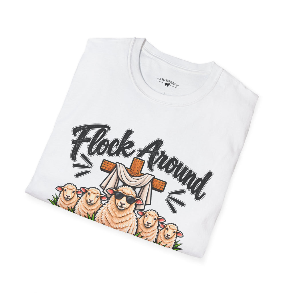 Flock Around and Find Out Christian Sheep T-Shirt – Funny Faith Graphic Tee