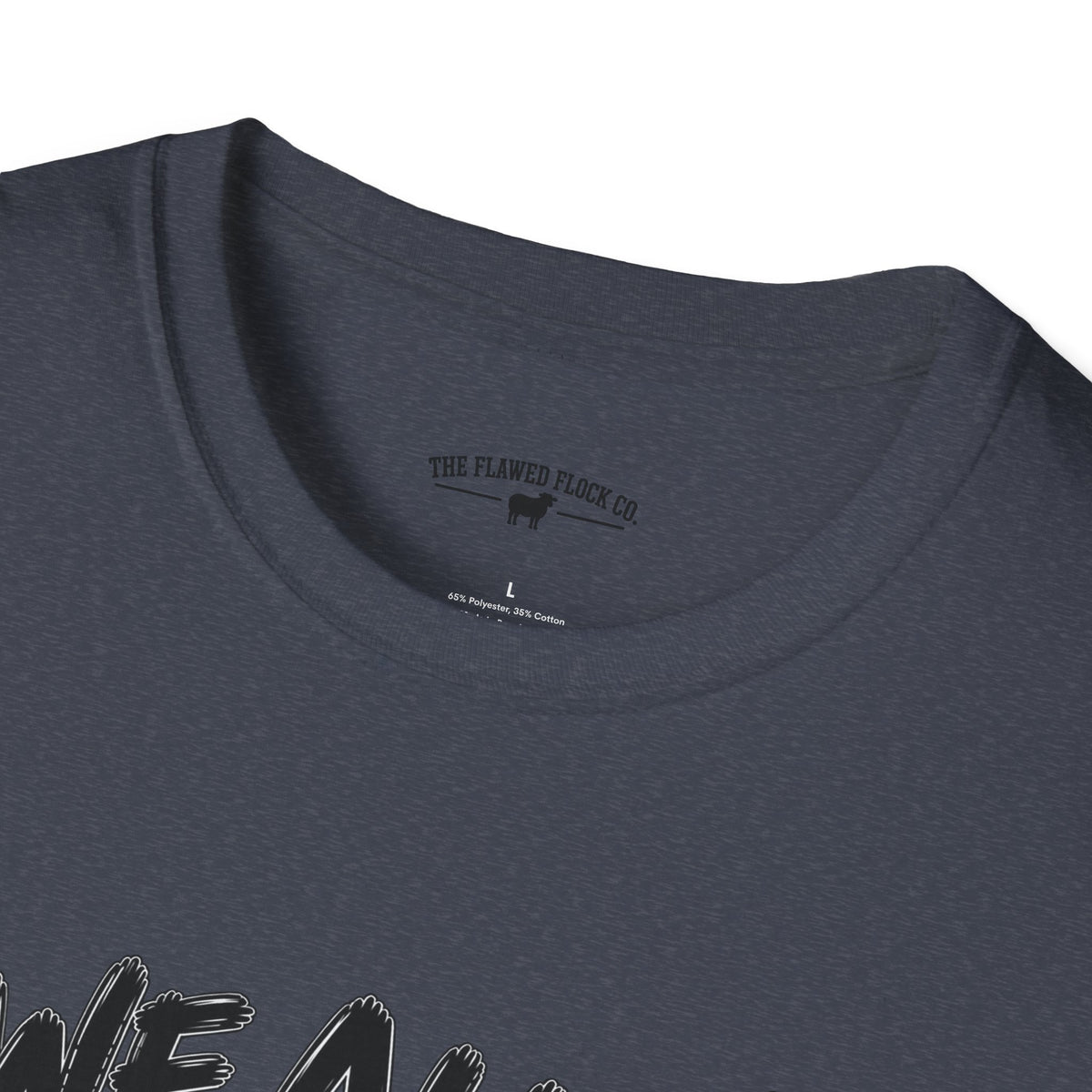 We All Sin & Fall Short Christian Sheep T-Shirt – Romans 3:23