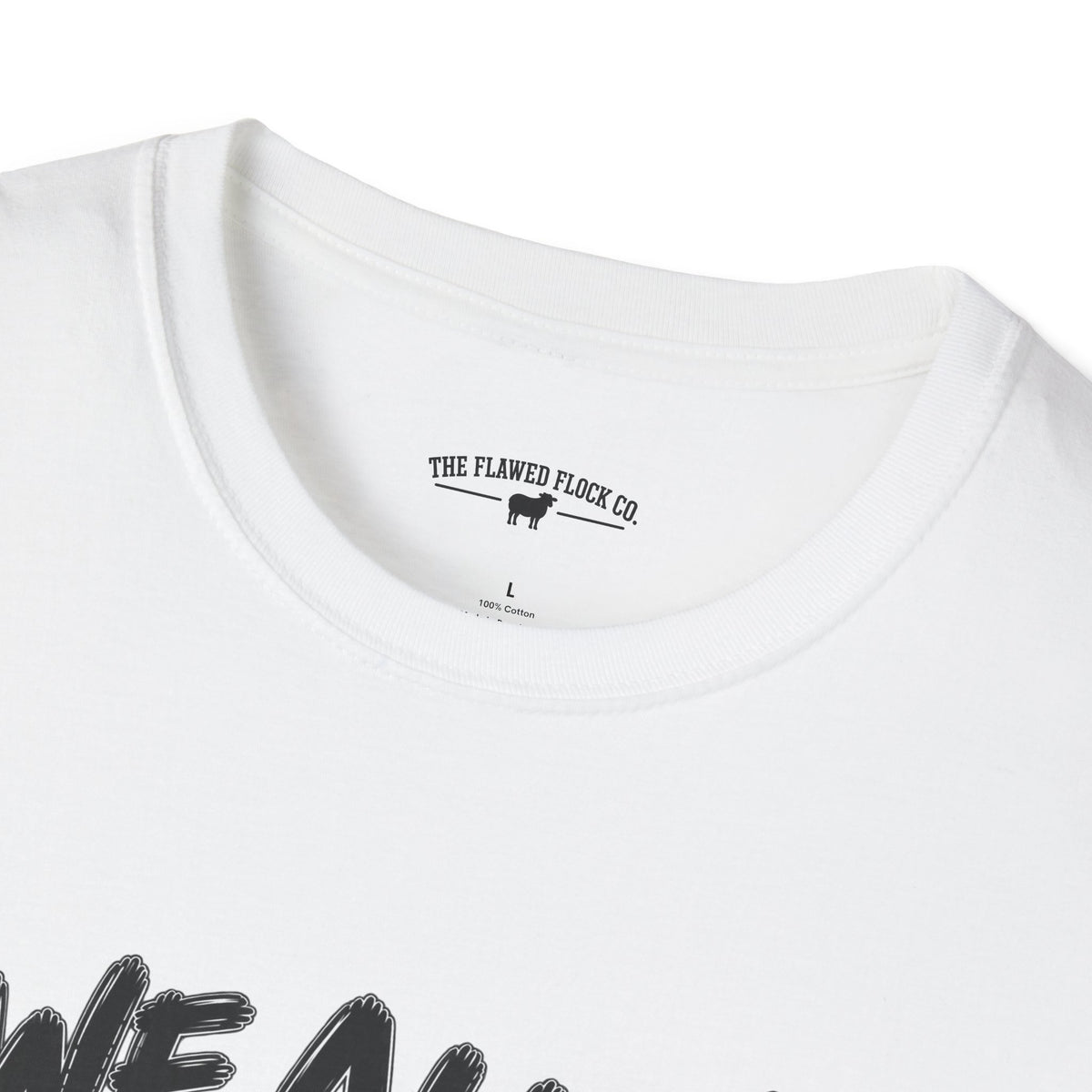 We All Sin & Fall Short Christian Sheep T-Shirt – Romans 3:23
