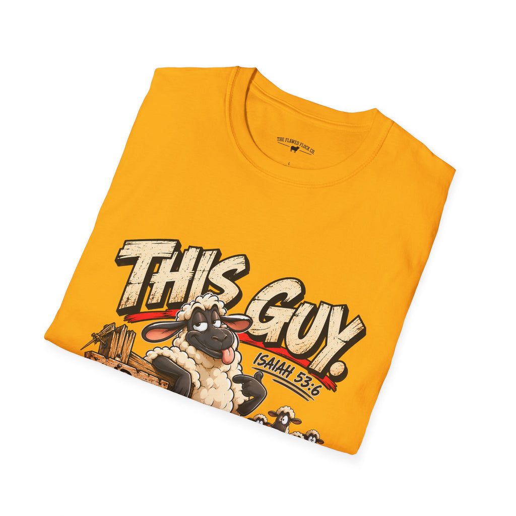 This Guy Christian Sheep T-Shirt – Isaiah 53:6 Funny Faith Graphic Tee