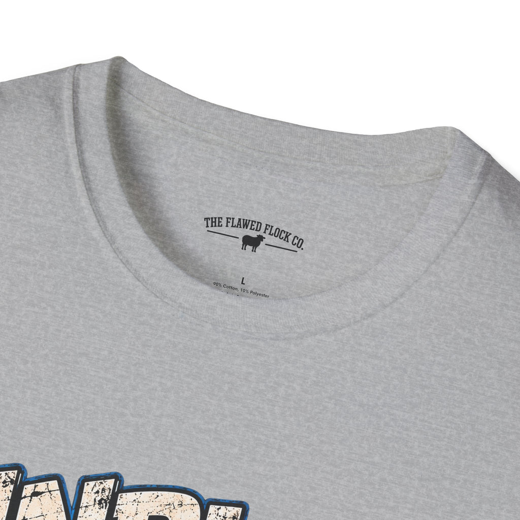 Unplug & Refocus Christian Sheep T-Shirt – Matthew 6:33 Faith Graphic Tee