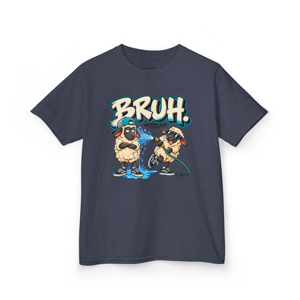 BRUH Christian Kids T-Shirt – Matthew 5:44 Love Your Enemies Bible Verse Tee