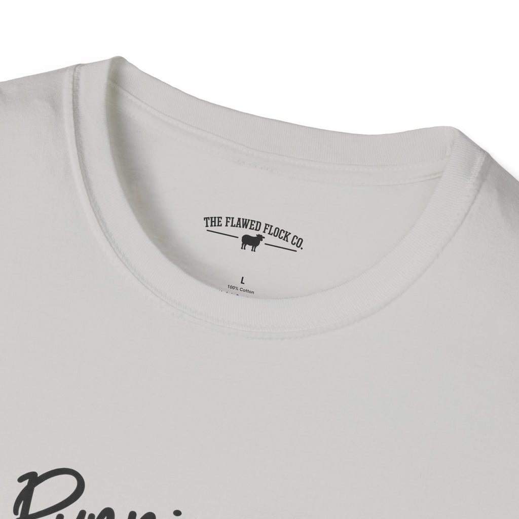 Running on Faith Christian Sheep T-Shirt – Pray Coffee Jesus Repeat Graphic Tee