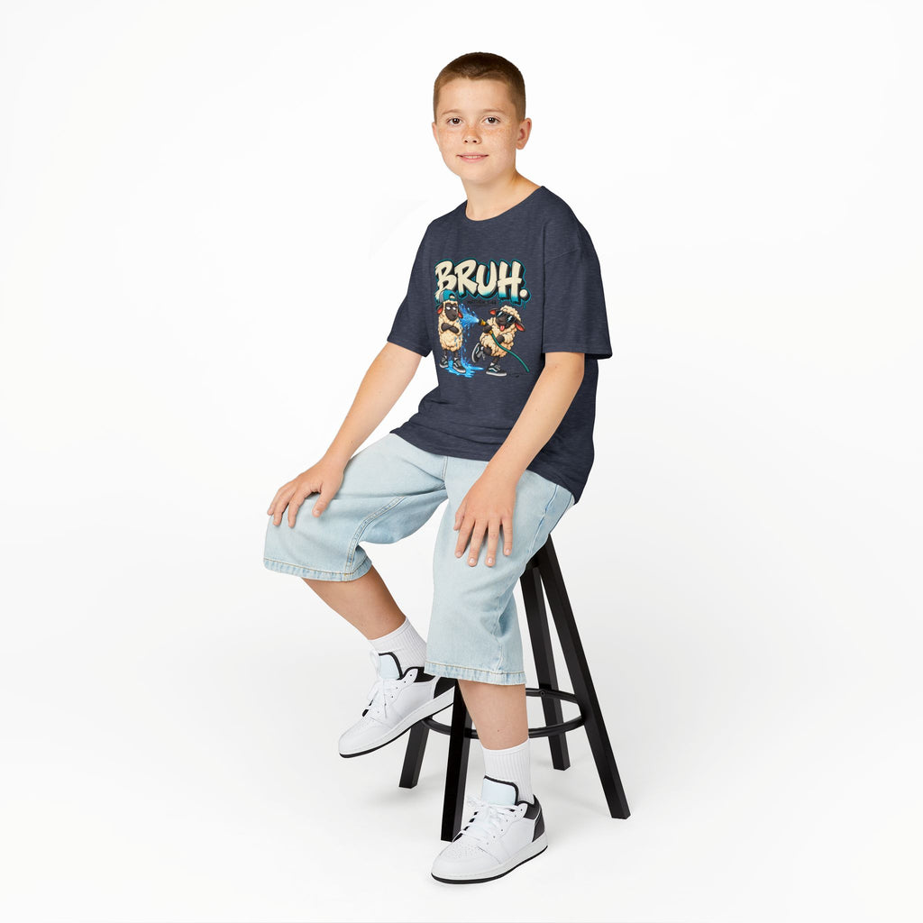 BRUH Christian Kids T-Shirt – Matthew 5:44 Love Your Enemies Bible Verse Tee