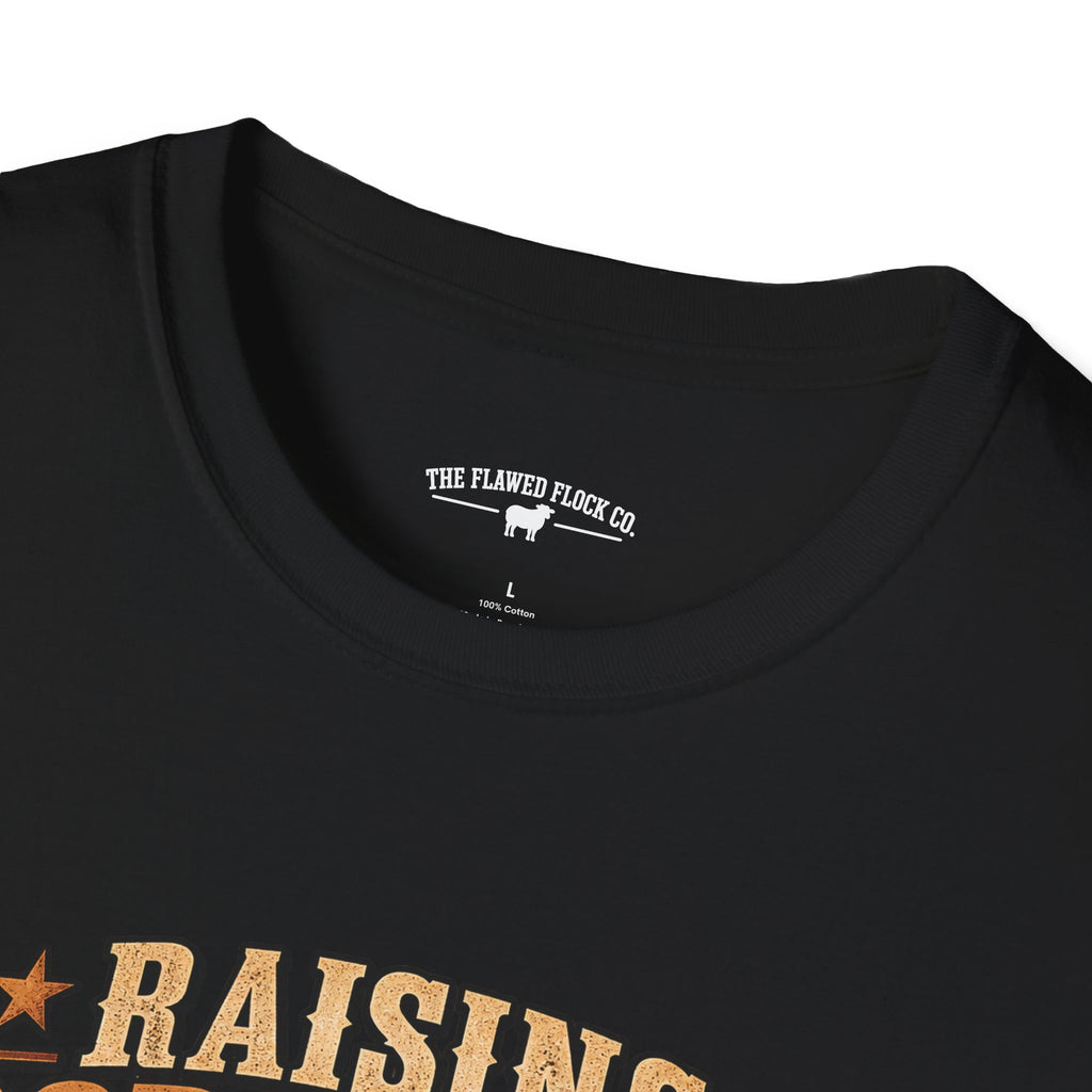 Raising Good Humans Christian Men’s T-Shirt – Deuteronomy 6:6–7 Faith & Fatherhood Tee