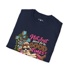 Not Just Here for the Good Times Christian Sheep T-Shirt – Faith Through Every Season