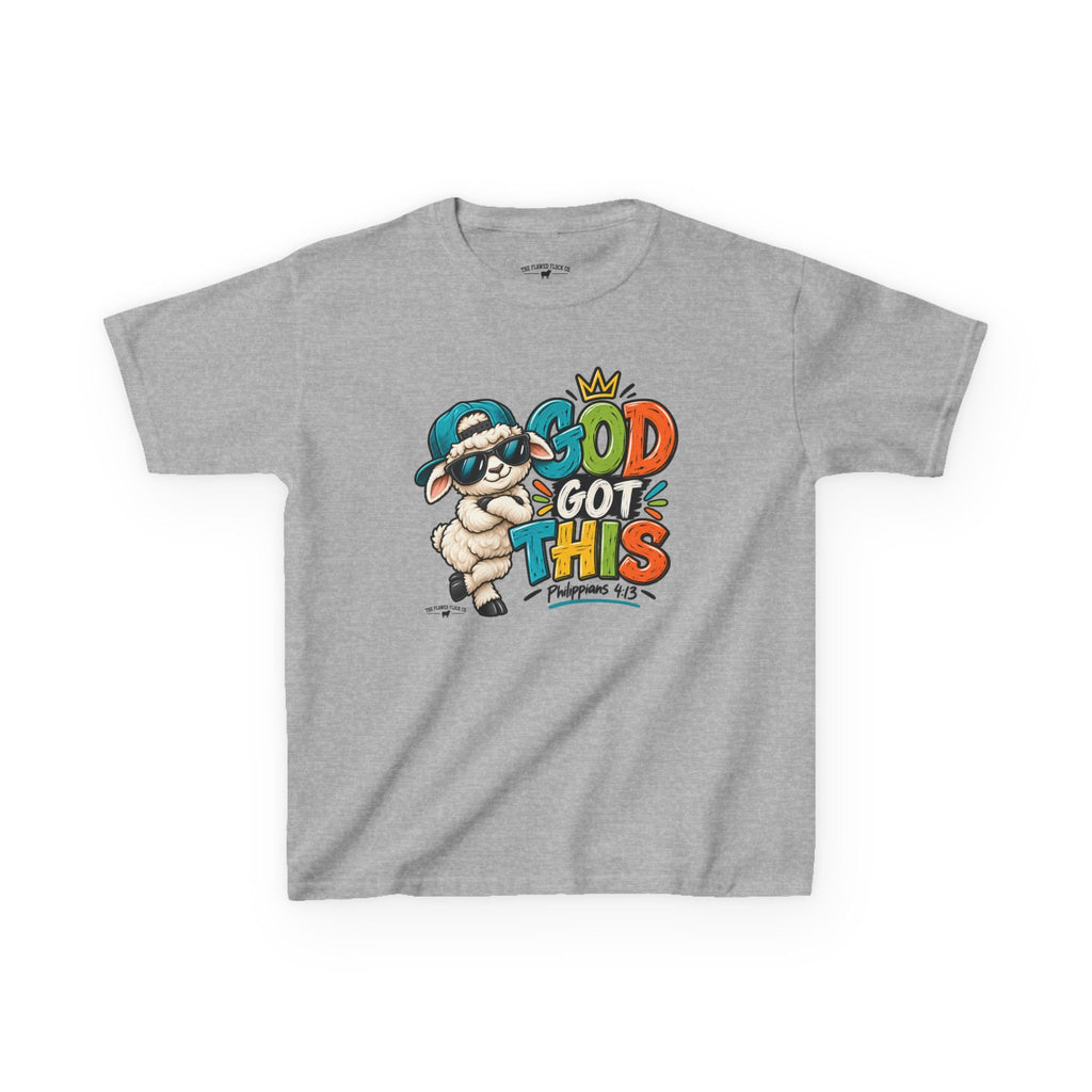 God Got This Christian Kids T-Shirt – Philippians 4:13 Faith Tee