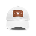 The Flawed Flock Co. Signature Leather Patch Hat – Christian Dad Cap