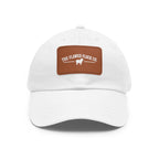 The Flawed Flock Co. Signature Leather Patch Hat – Christian Dad Cap