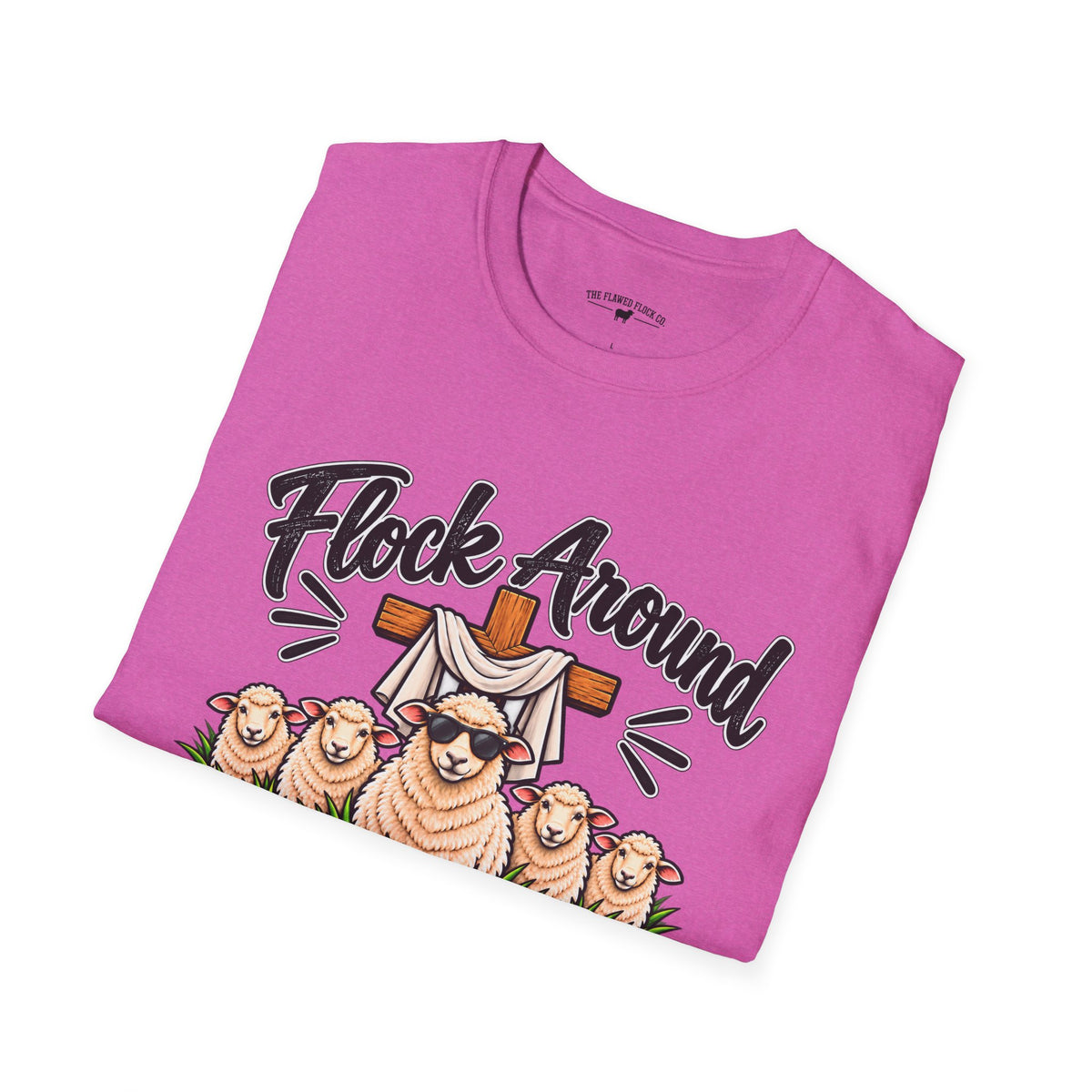 Flock Around and Find Out Christian Sheep T-Shirt – Funny Faith Graphic Tee