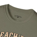 Teach ’Em While They’ll Listen Christian Men’s T-Shirt – Deuteronomy 6:6–7 Father & Son Faith Tee
