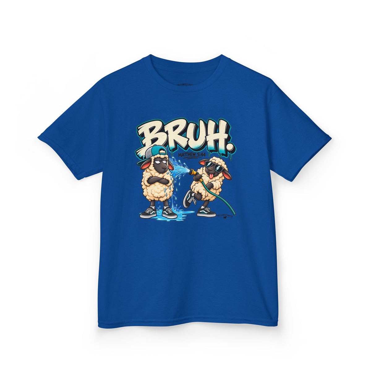 BRUH Christian Kids T-Shirt – Matthew 5:44 Love Your Enemies Bible Verse Tee