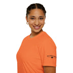 Chill Christian Men’s T-Shirt – James 1:20 Back Print Faith Tee