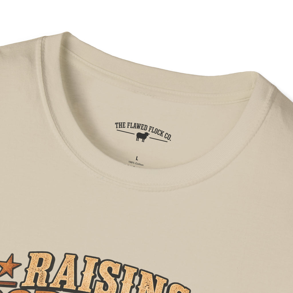 Raising Good Humans Christian Men’s T-Shirt – Deuteronomy 6:6–7 Faith & Fatherhood Tee