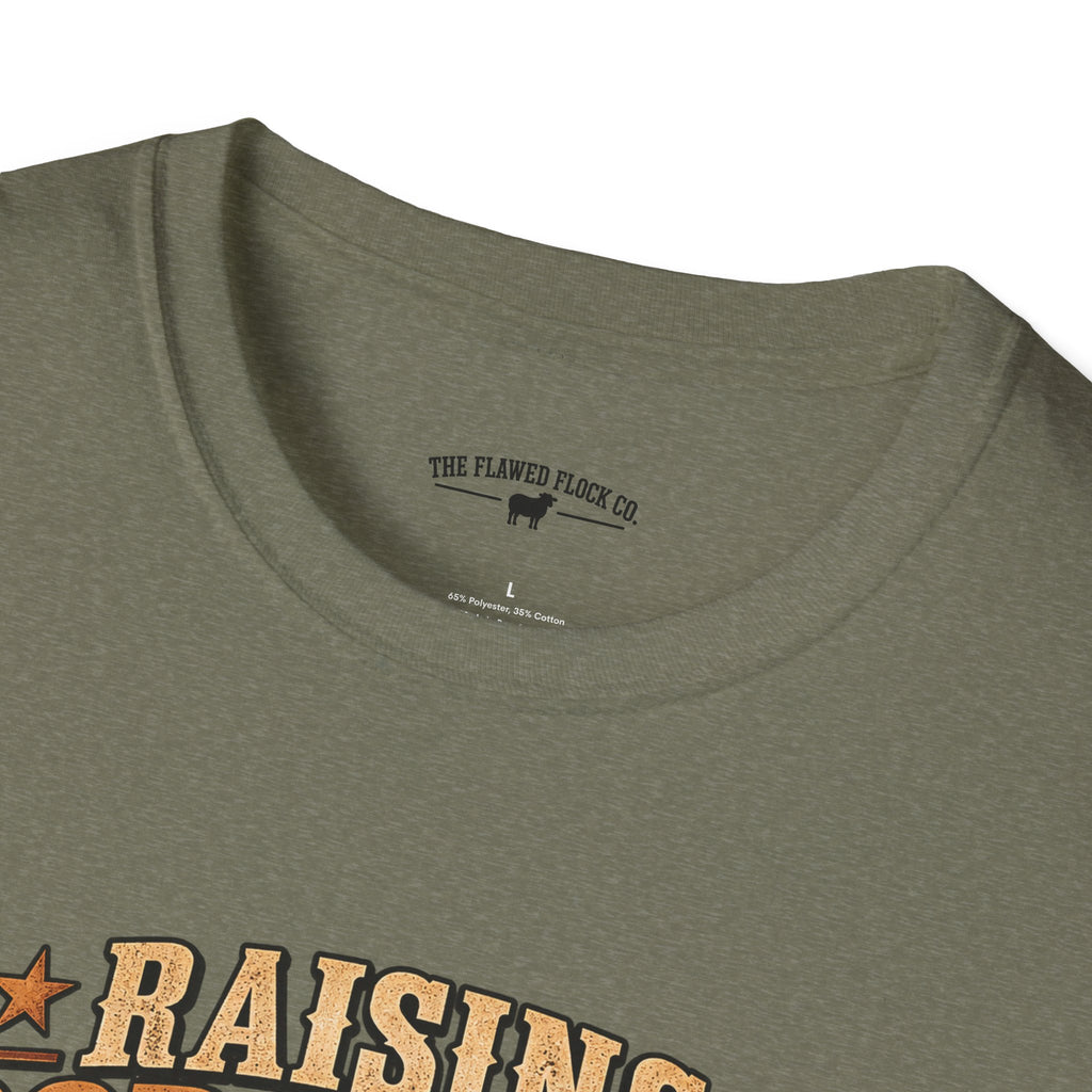 Raising Good Humans Christian Men’s T-Shirt – Deuteronomy 6:6–7 Faith & Fatherhood Tee