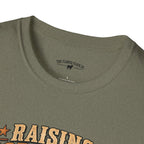 Raising Good Humans Christian Men’s T-Shirt – Deuteronomy 6:6–7 Faith & Fatherhood Tee