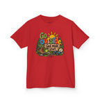 Go Outside. God Made Stuff. Kids Christian T-Shirt – Funny Outdoor Faith Tee