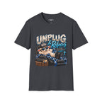 Unplug & Refocus Christian Sheep T-Shirt – Matthew 6:33 Faith Graphic Tee