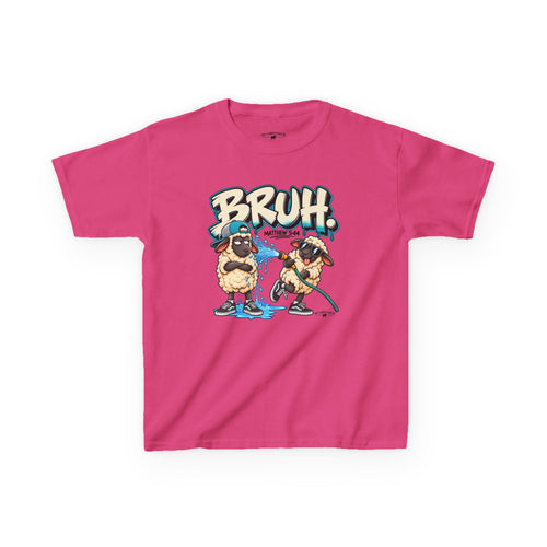 BRUH Christian Kids T-Shirt – Matthew 5:44 Love Your Enemies Bible Verse Tee