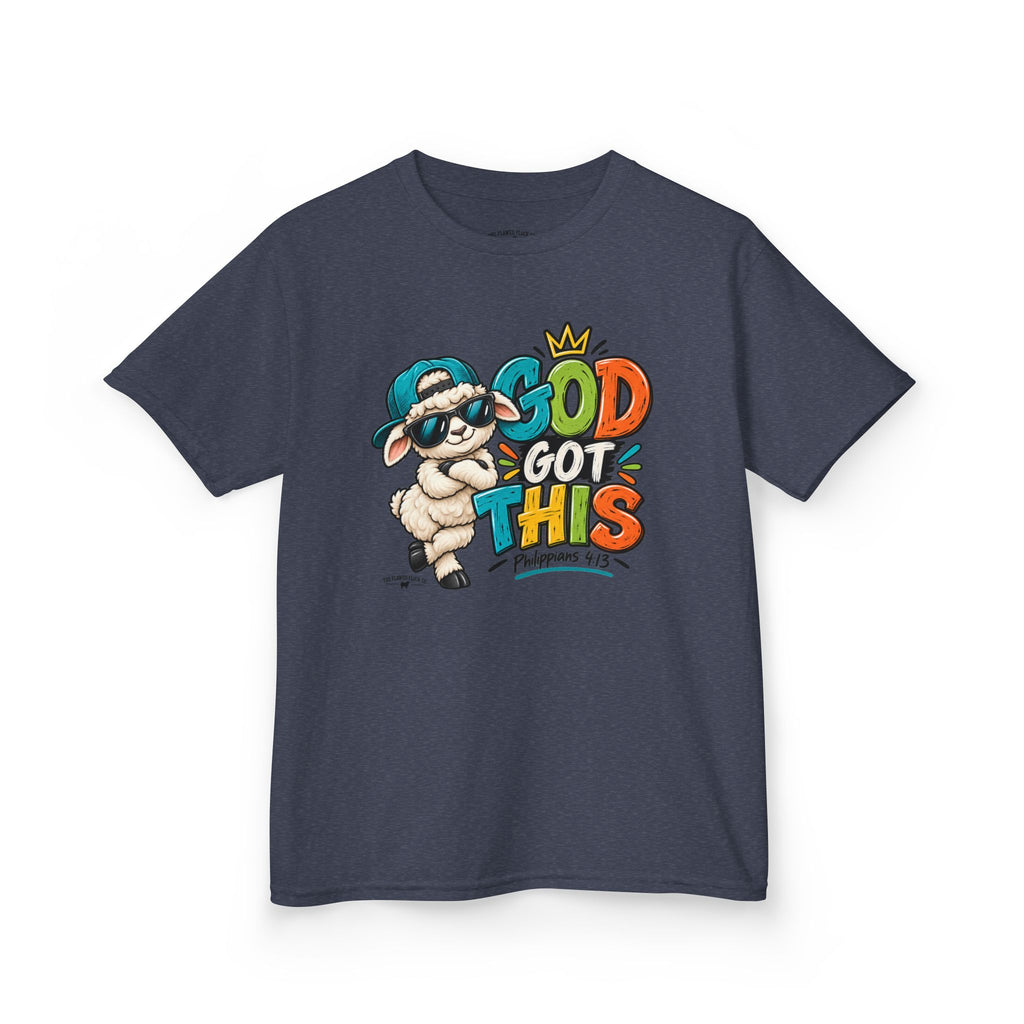 God Got This Christian Kids T-Shirt – Philippians 4:13 Faith Tee