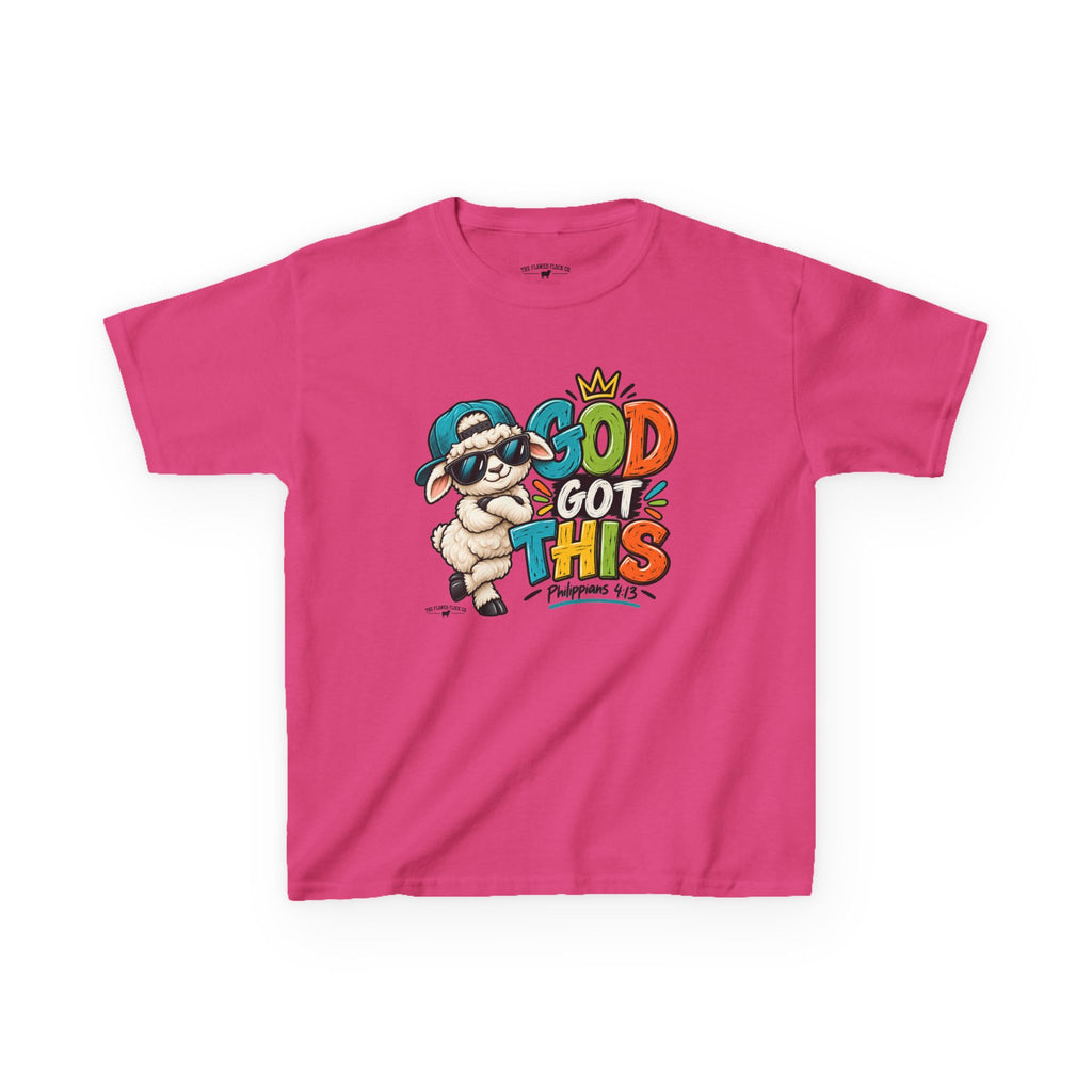 God Got This Christian Kids T-Shirt – Philippians 4:13 Faith Tee