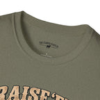 Raise ’Em Right Christian Men’s T-Shirt – Deuteronomy 6:6–7 Fatherhood Tee