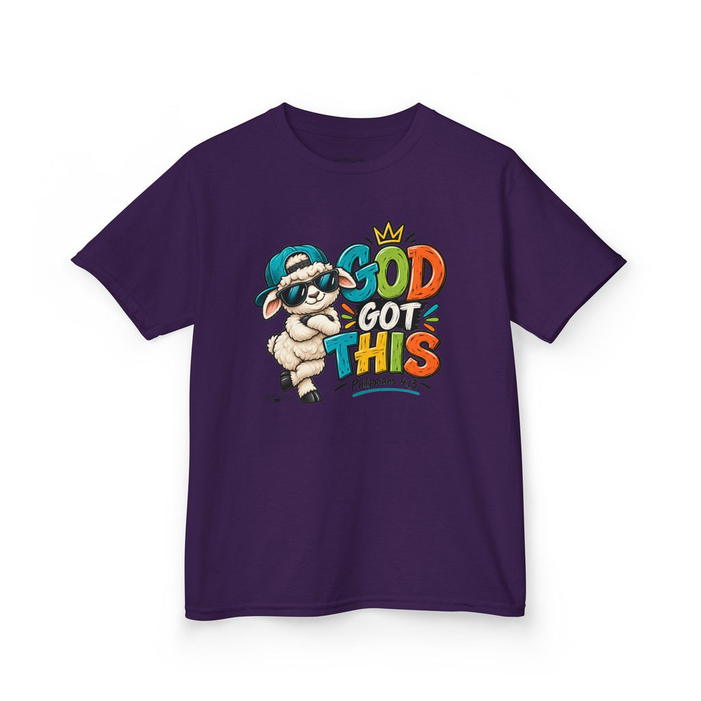 God Got This Christian Kids T-Shirt – Philippians 4:13 Faith Tee