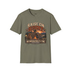 Raise ’Em Right Christian Men’s T-Shirt – Deuteronomy 6:6–7 Fatherhood Tee