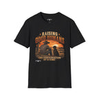 Raising Good Humans Christian Men’s T-Shirt – Deuteronomy 6:6–7 Faith & Fatherhood Tee