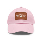 The Flawed Flock Co. Signature Leather Patch Hat – Christian Dad Cap