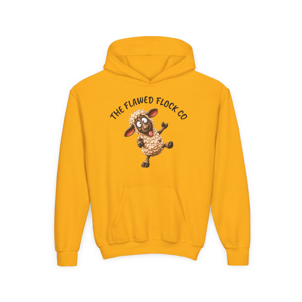 The Flawed Flock Co. Kids Christian Hoodie – Silly Sheep Youth Sweatshirt