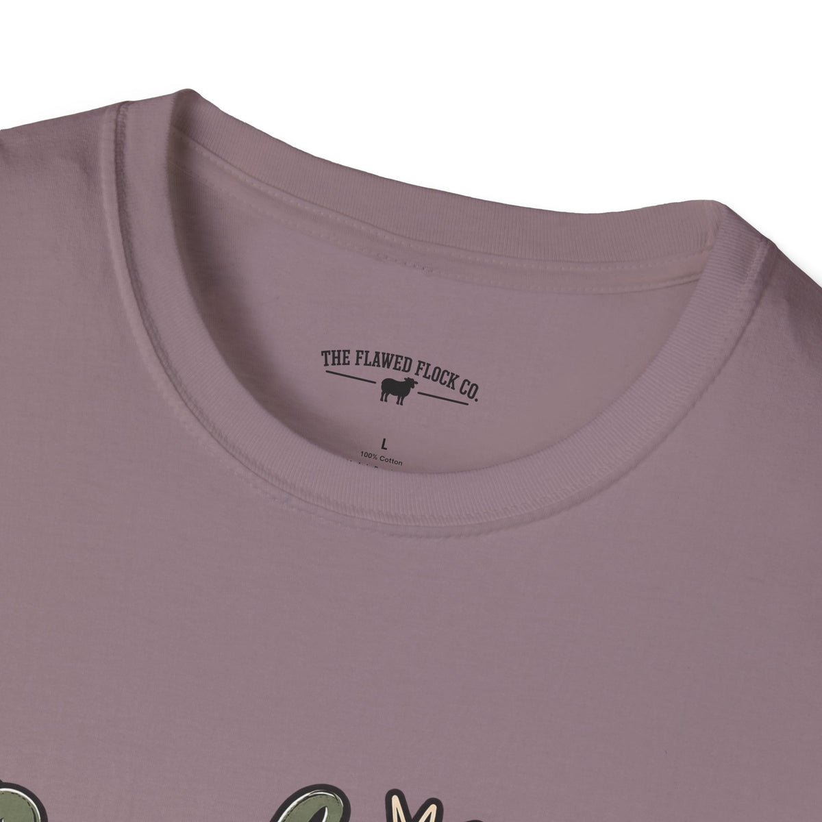 Crashing Out Into His Plans Christian Sheep Tee | Flawed Flock