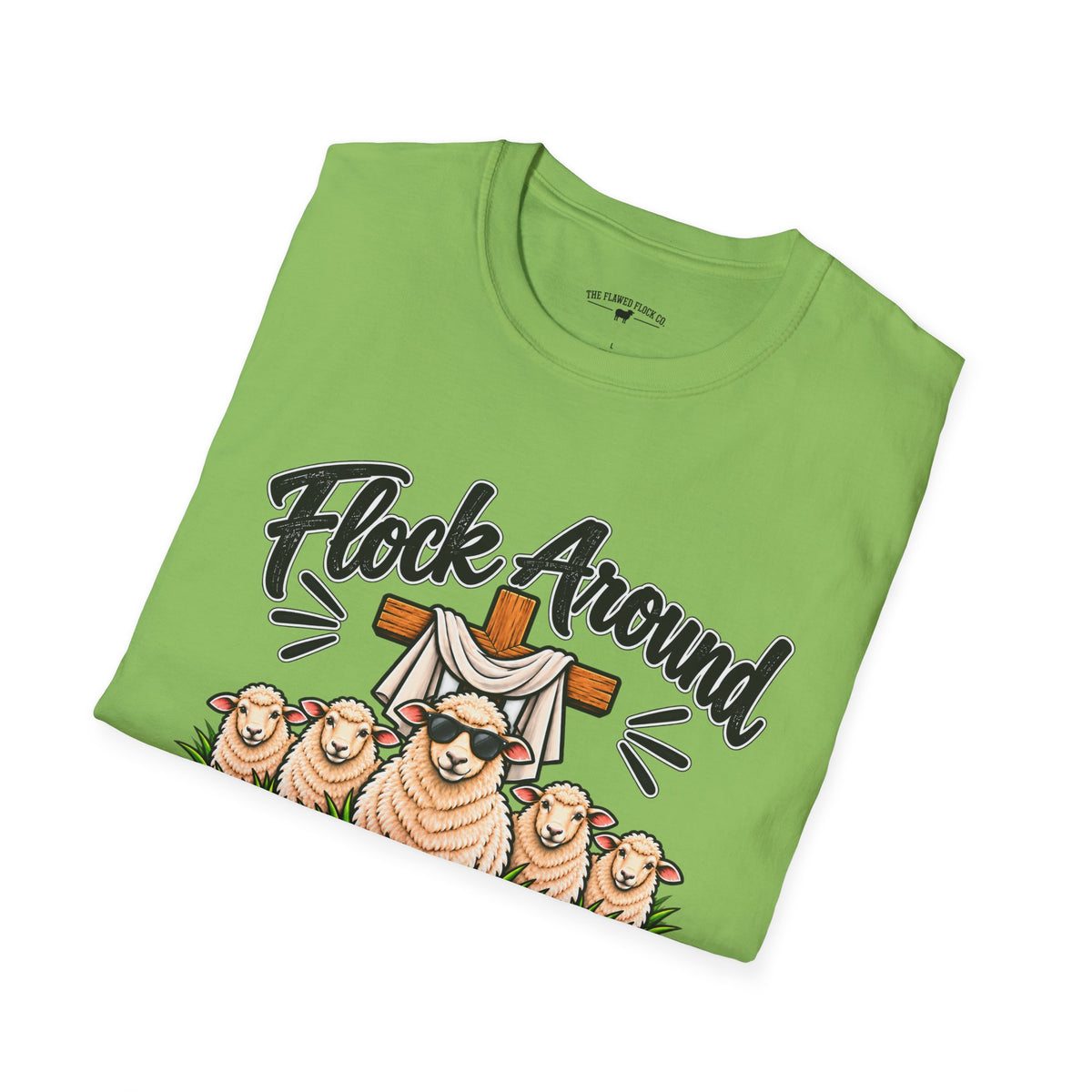 Flock Around and Find Out Christian Sheep T-Shirt – Funny Faith Graphic Tee
