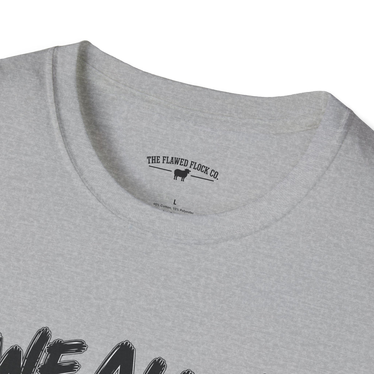 We All Sin & Fall Short Christian Sheep T-Shirt – Romans 3:23