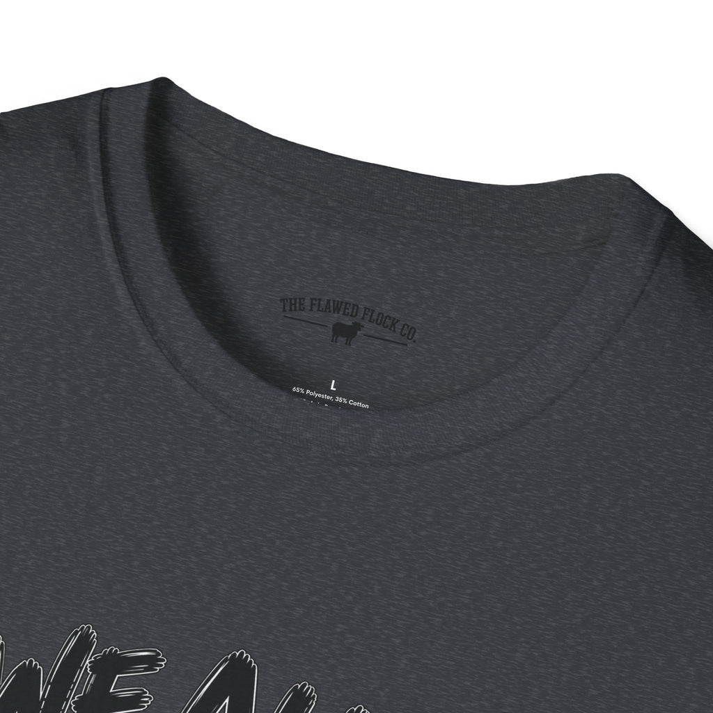 We All Sin & Fall Short Christian Sheep T-Shirt – Romans 3:23