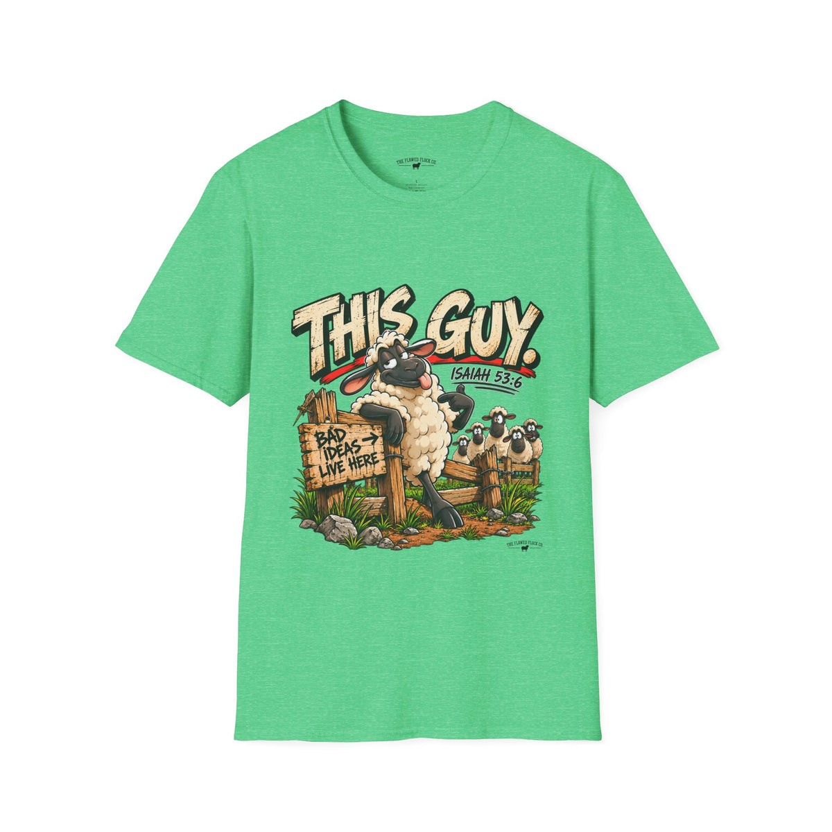 This Guy Christian Sheep T-Shirt – Isaiah 53:6 Funny Faith Graphic Tee