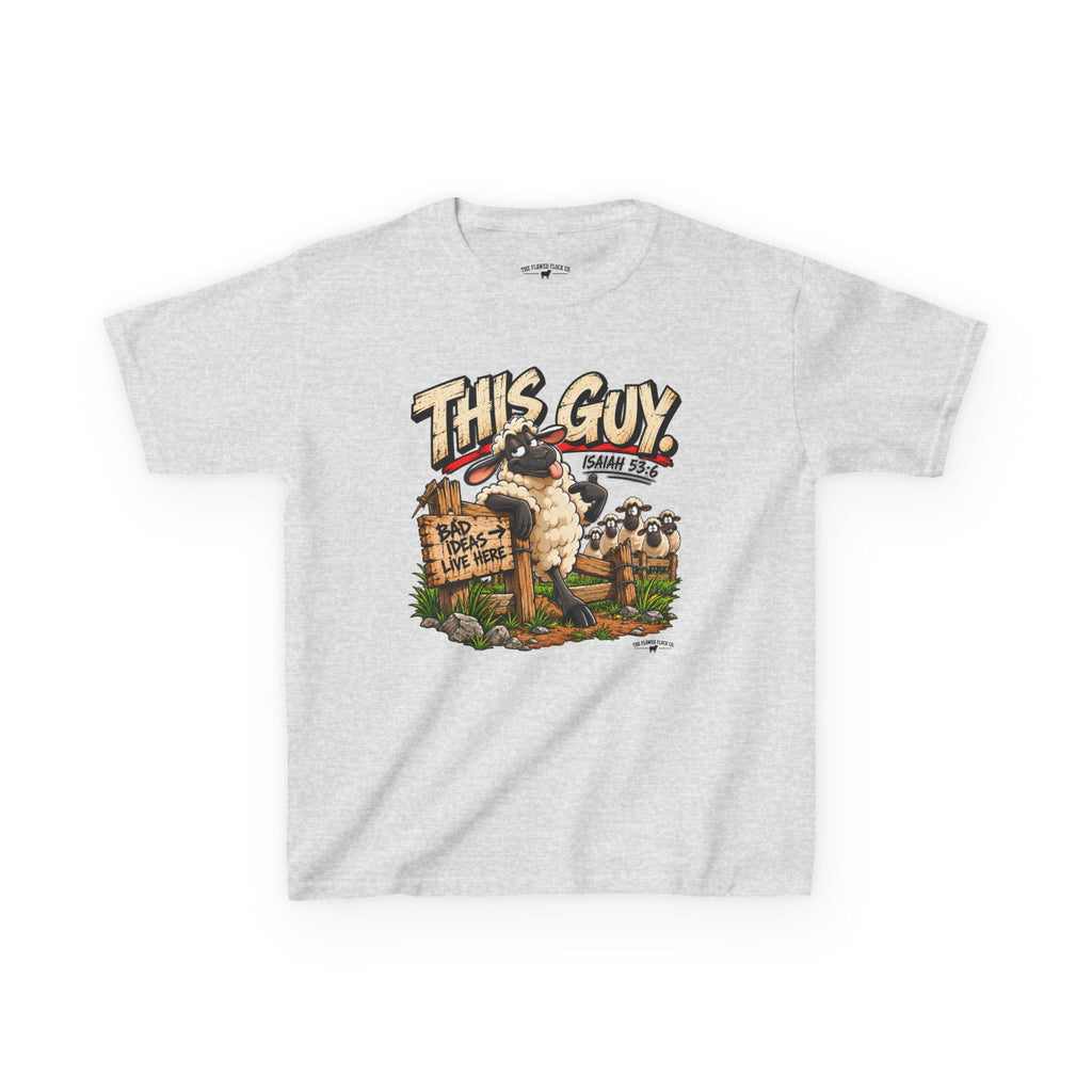 This Guy Christian Kids T-Shirt – Isaiah 53:6 Funny Sheep Bible Verse Tee