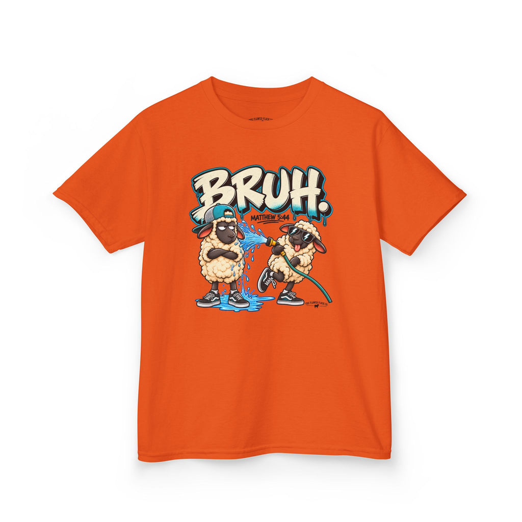 BRUH Christian Kids T-Shirt – Matthew 5:44 Love Your Enemies Bible Verse Tee