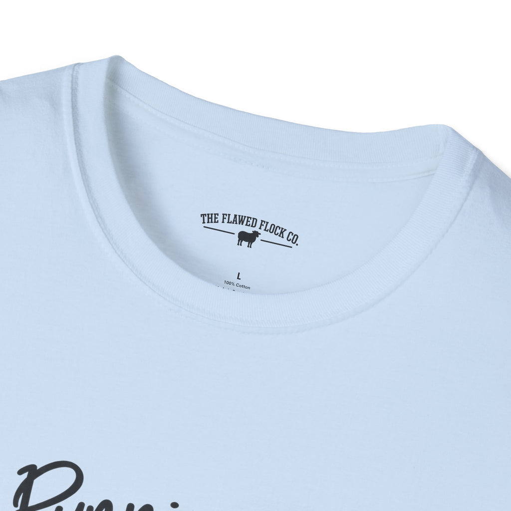 Running on Faith Christian Sheep T-Shirt – Pray Coffee Jesus Repeat Graphic Tee