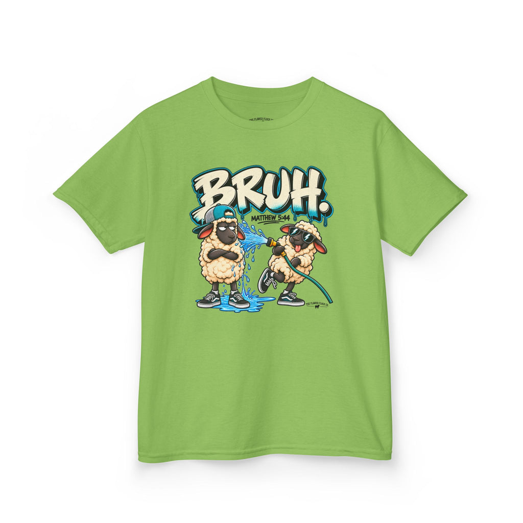 BRUH Christian Kids T-Shirt – Matthew 5:44 Love Your Enemies Bible Verse Tee
