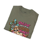 Not Just Here for the Good Times Christian Sheep T-Shirt – Faith Through Every Season