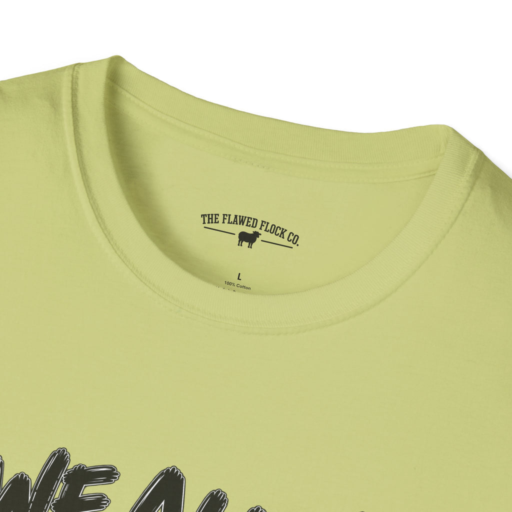 We All Sin & Fall Short Christian Sheep T-Shirt – Romans 3:23