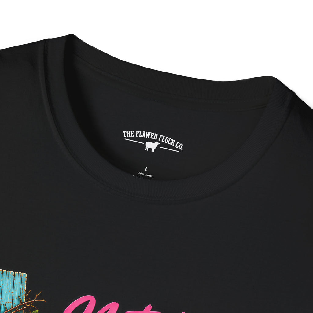 Not Just Here for the Good Times Christian Sheep T-Shirt – Faith Through Every Season