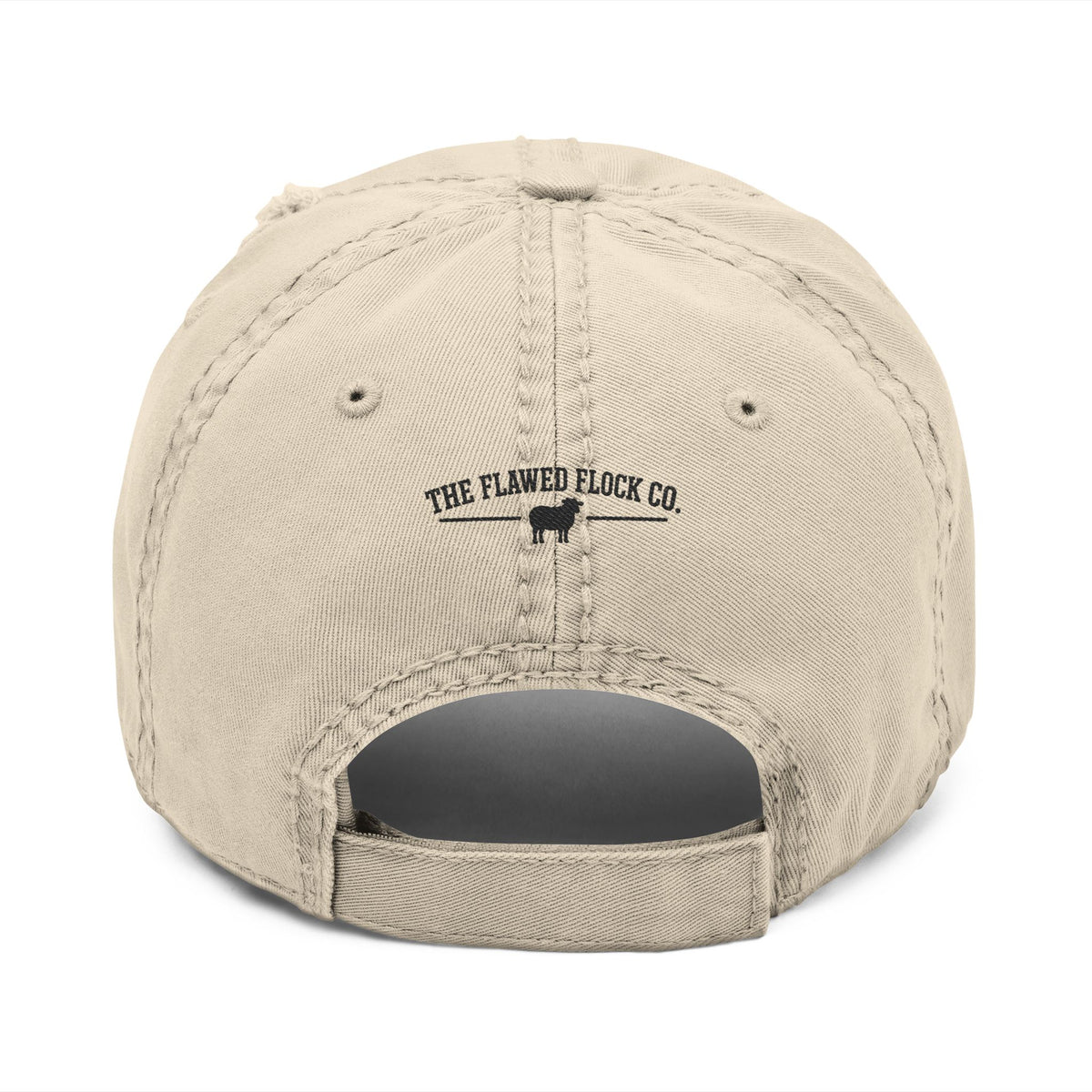 Chill Distressed Dad Hat — Embroidered Vintage Baseball Cap