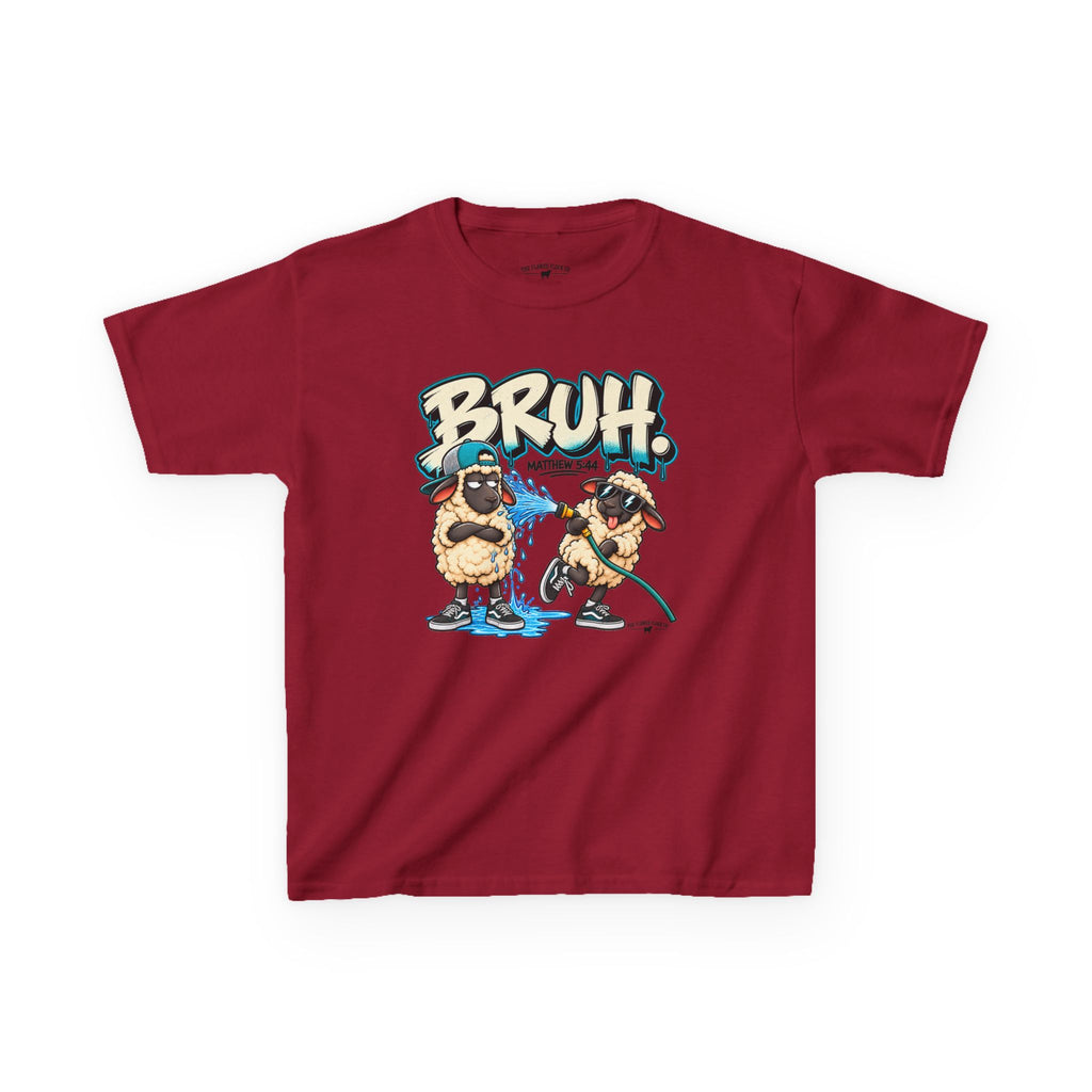 BRUH Christian Kids T-Shirt – Matthew 5:44 Love Your Enemies Bible Verse Tee