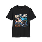 Unplug & Refocus Christian Sheep T-Shirt – Matthew 6:33 Faith Graphic Tee