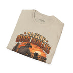 Raising Good Humans Christian Men’s T-Shirt – Deuteronomy 6:6–7 Faith & Fatherhood Tee